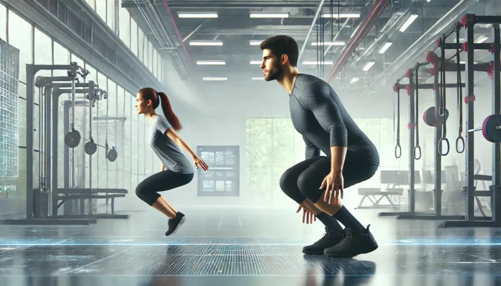 entrenamiento hiit hombre y mujer